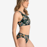 Haut de bikini à encolure haute Sport