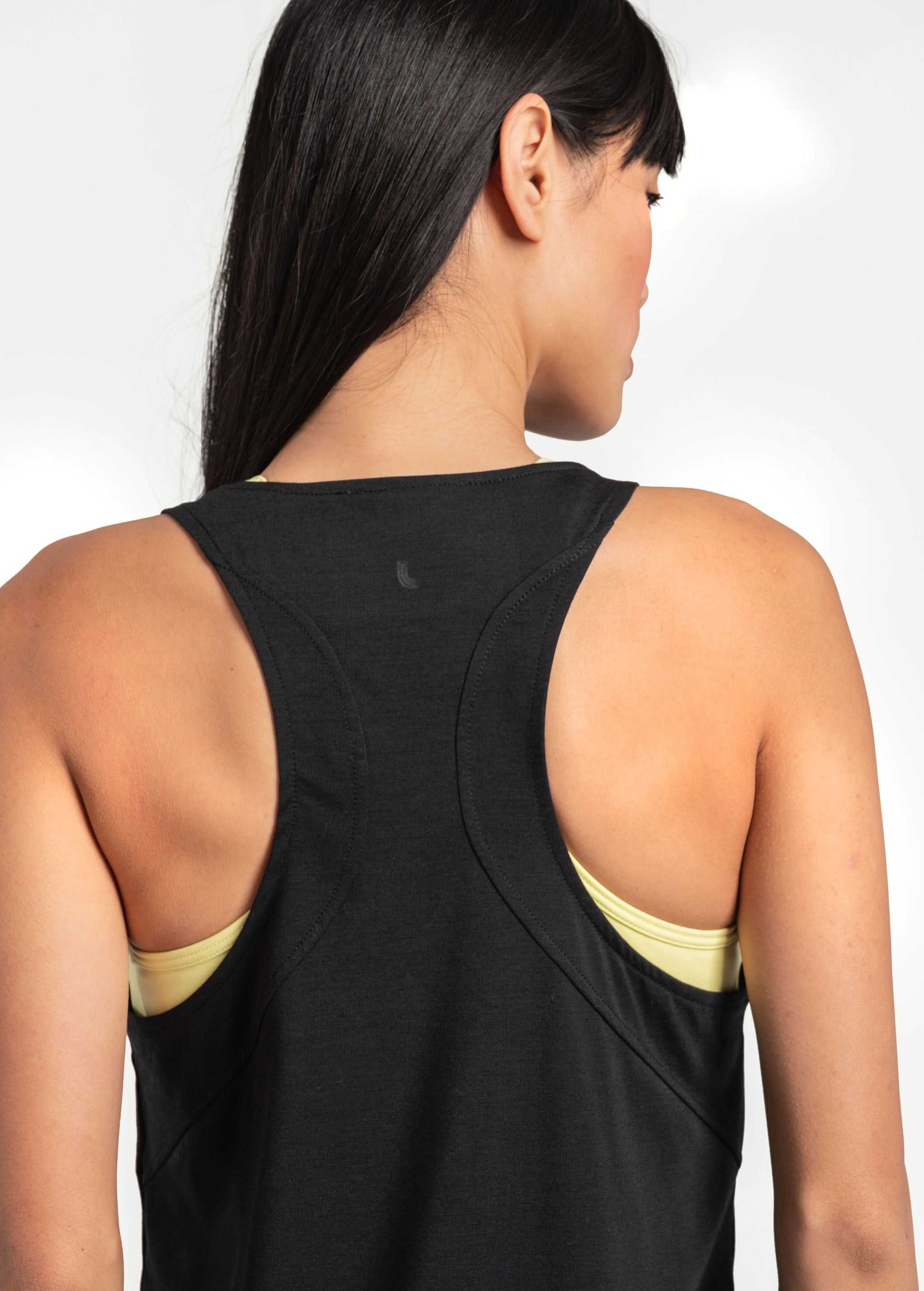 Lolë Performance Wool Tank Top in black
