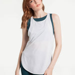 Lolë Performance Wool Tank Top in white