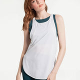 Lolë Performance Wool Tank Top in white