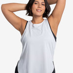 Lolë Performance Wool Tank Top in white