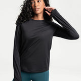 Lolë Performance Wool Long Sleeve in black