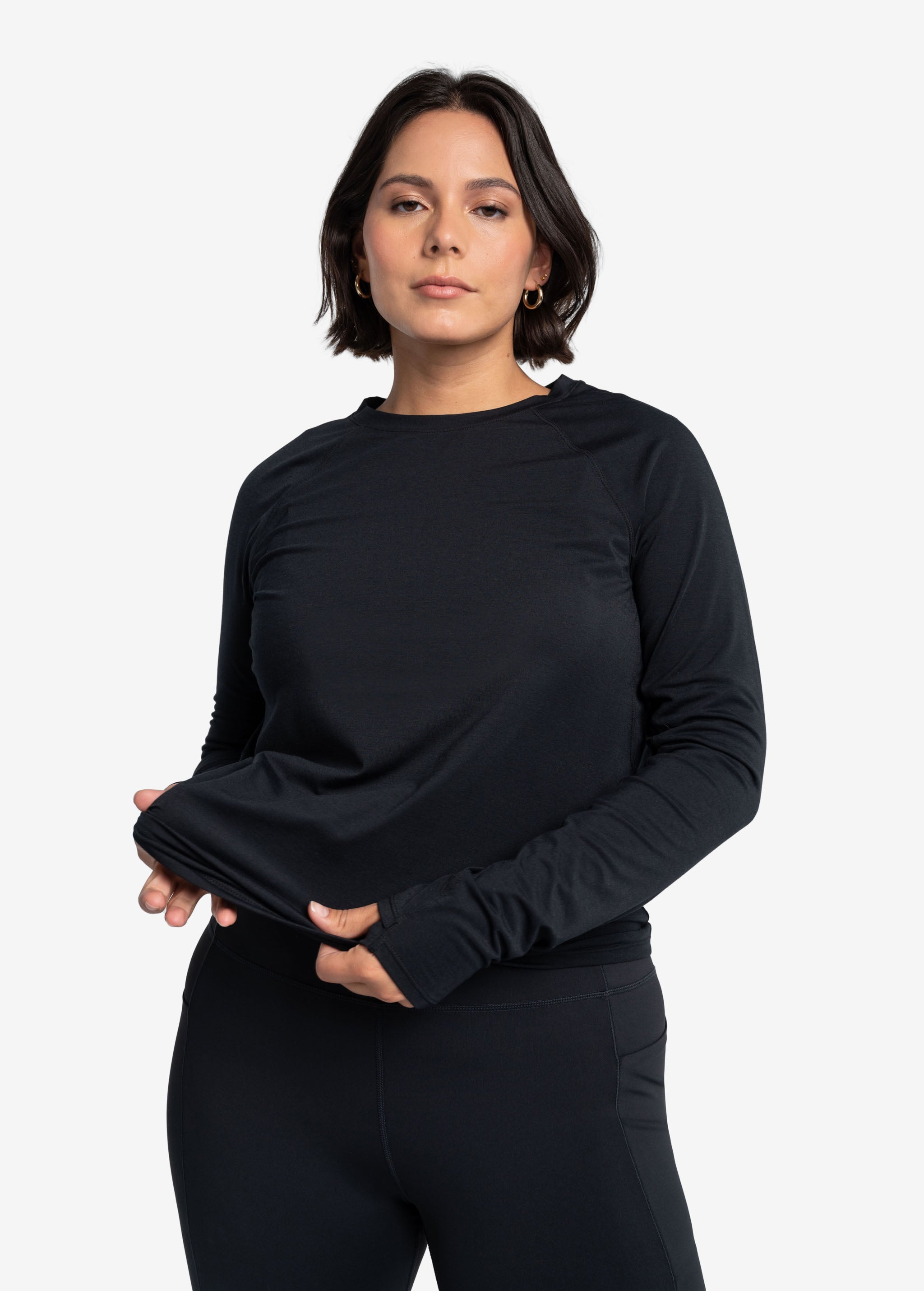 Lolë Performance Wool Long Sleeve in black