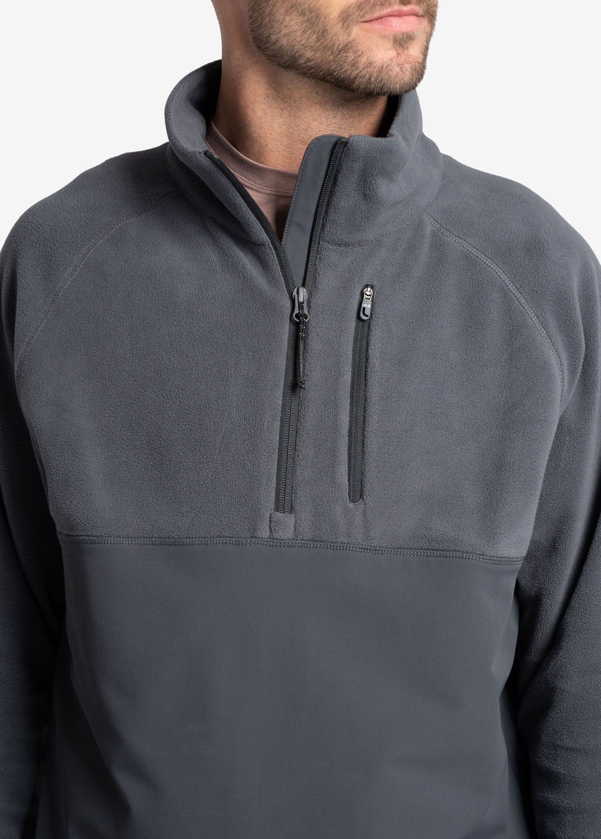 Lolë Ascent Long Sleeve in Ebony charcoal