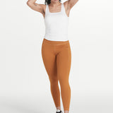 Lolë Step Up Ankle Leggings in Pecan caramel