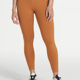Lolë Step Up Ankle Leggings in Pecan caramel