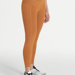 Lolë Step Up Ankle Leggings in Pecan caramel