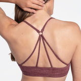 Lolë Half Moon Bra in plum