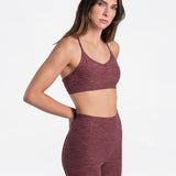 Lolë Half Moon Bra in plum