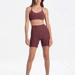 Lolë Half Moon Bra in plum