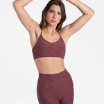 Lolë Half Moon Bra in plum