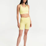 Lolë Comfort Stretch Bra in Daiquiri pale yellow