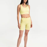 Lolë Comfort Stretch Bra in Daiquiri pale yellow