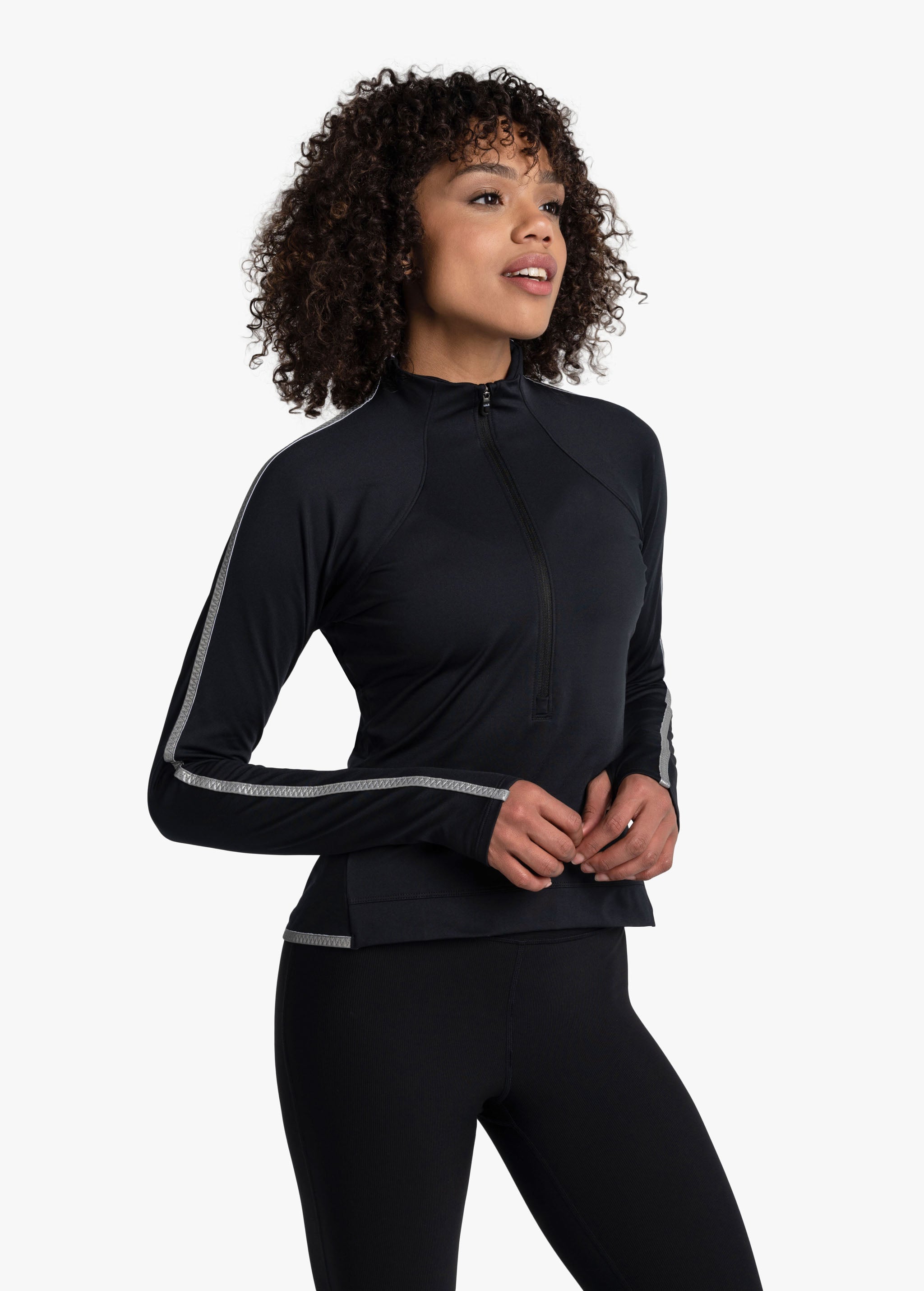 Lolë Just Long Sleeve in black