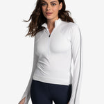 Lolë Just Long Sleeve in white