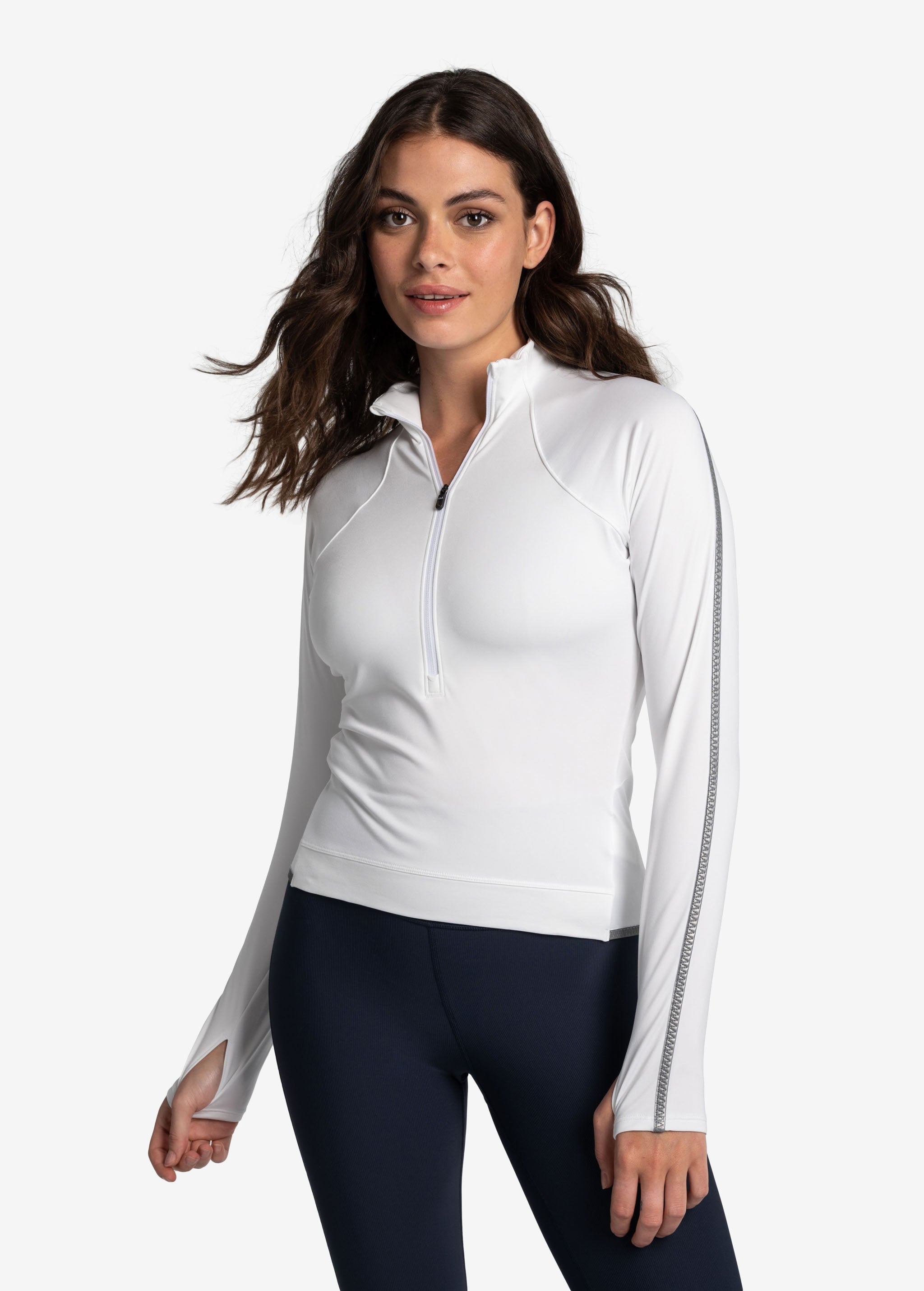 Lolë Just Long Sleeve in white