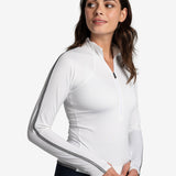 Lolë Just Long Sleeve in white