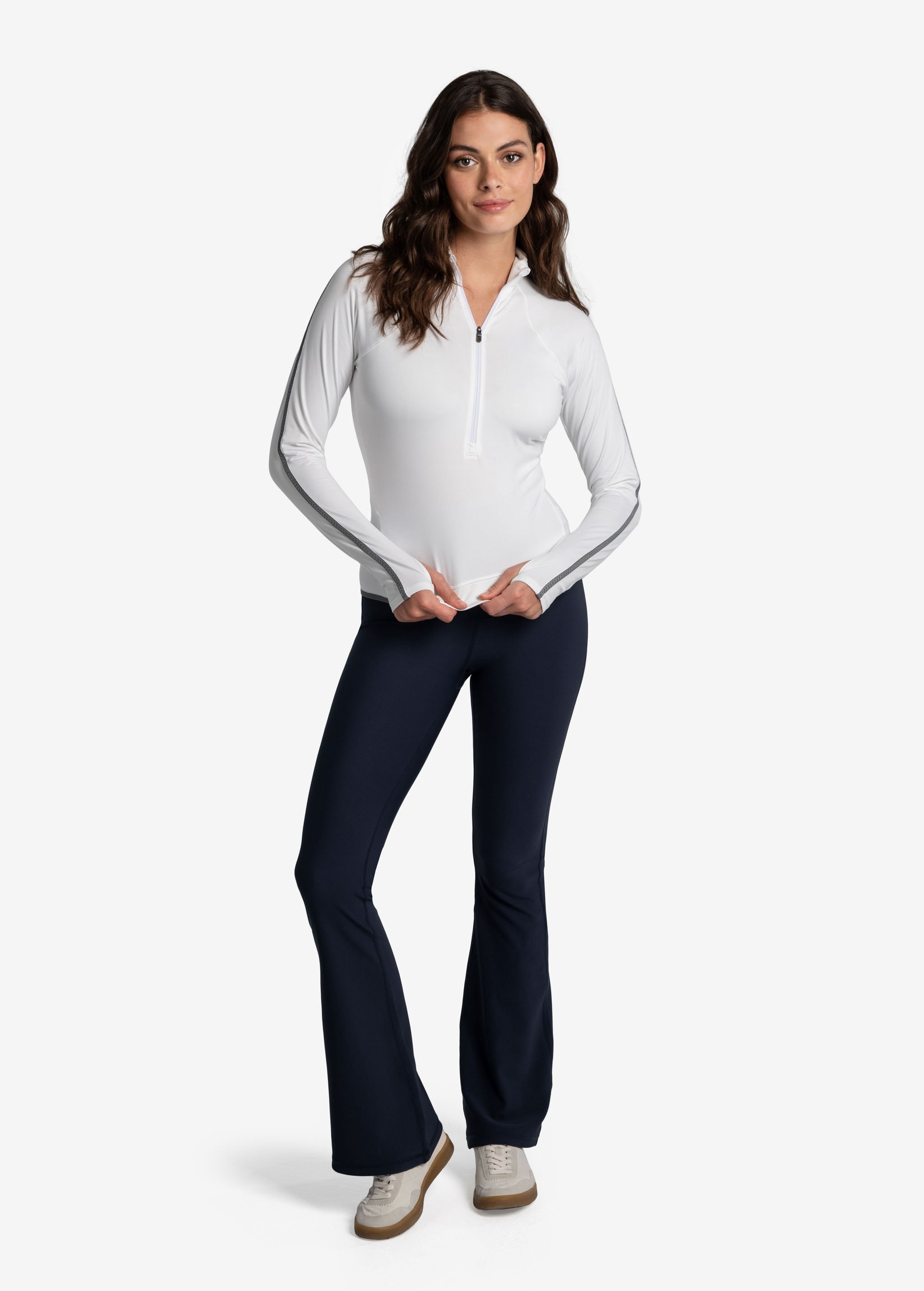 Lolë Just Long Sleeve in white