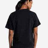 Lolë Effortless Cotton Tee in black — a t-shirt to reach for again and again