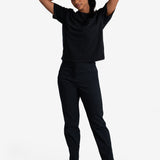 Lolë Effortless Cotton Tee in black — a t-shirt to reach for again and again