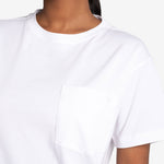 Lolë Effortless Cotton Tee in white — a t-shirt to reach for again and again