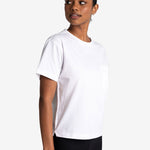 Lolë Effortless Cotton Tee in white — a t-shirt to reach for again and again
