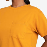 Lolë Effortless Cotton Tee in gold — a t-shirt to reach for again and again