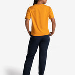 Lolë Effortless Cotton Tee in gold — a t-shirt to reach for again and again