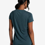Lolë Everyday V-neck Short Sleeve in blue