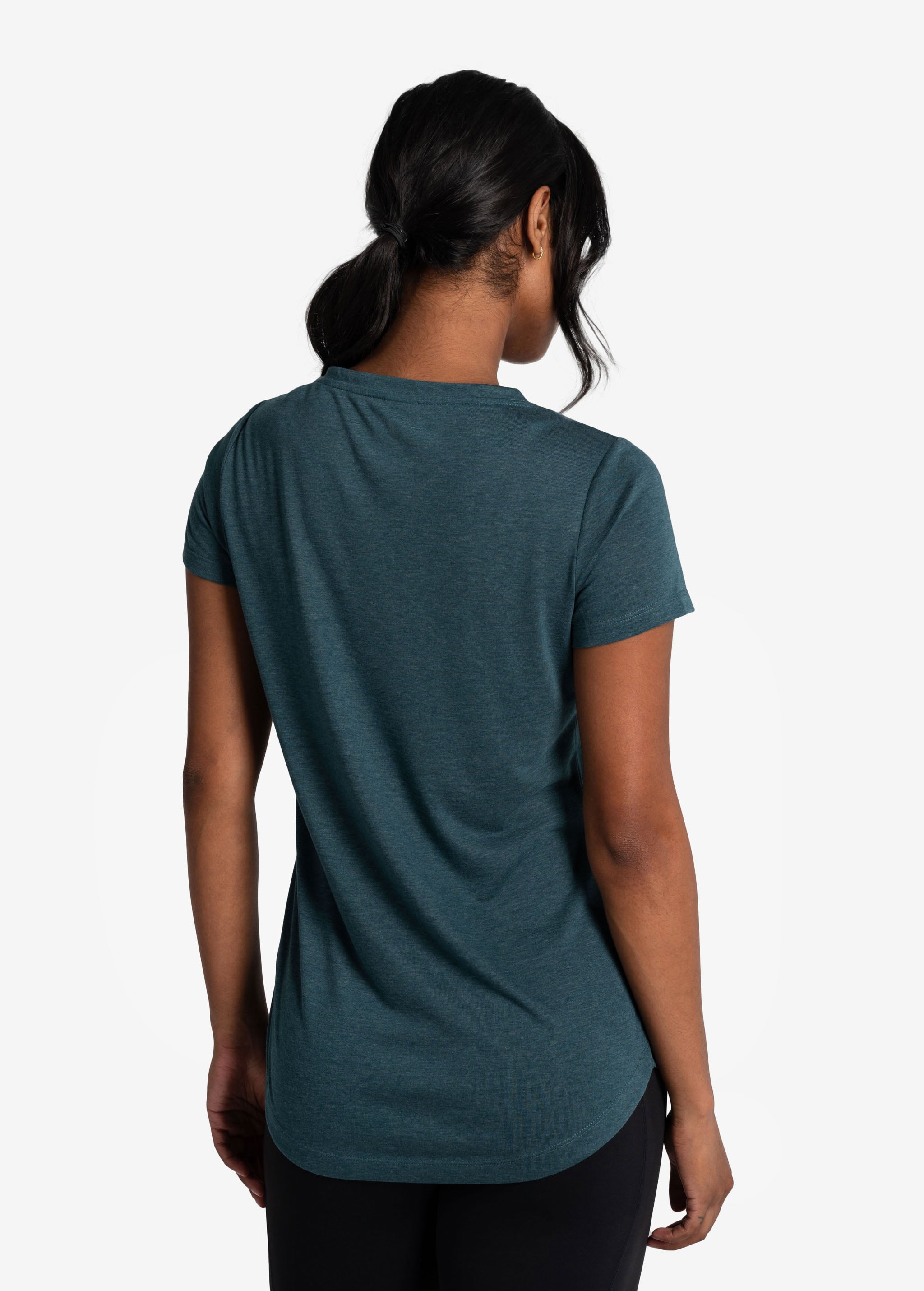 Lolë Everyday V-neck Short Sleeve in blue