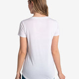 Lolë Everyday V-neck Short Sleeve in white