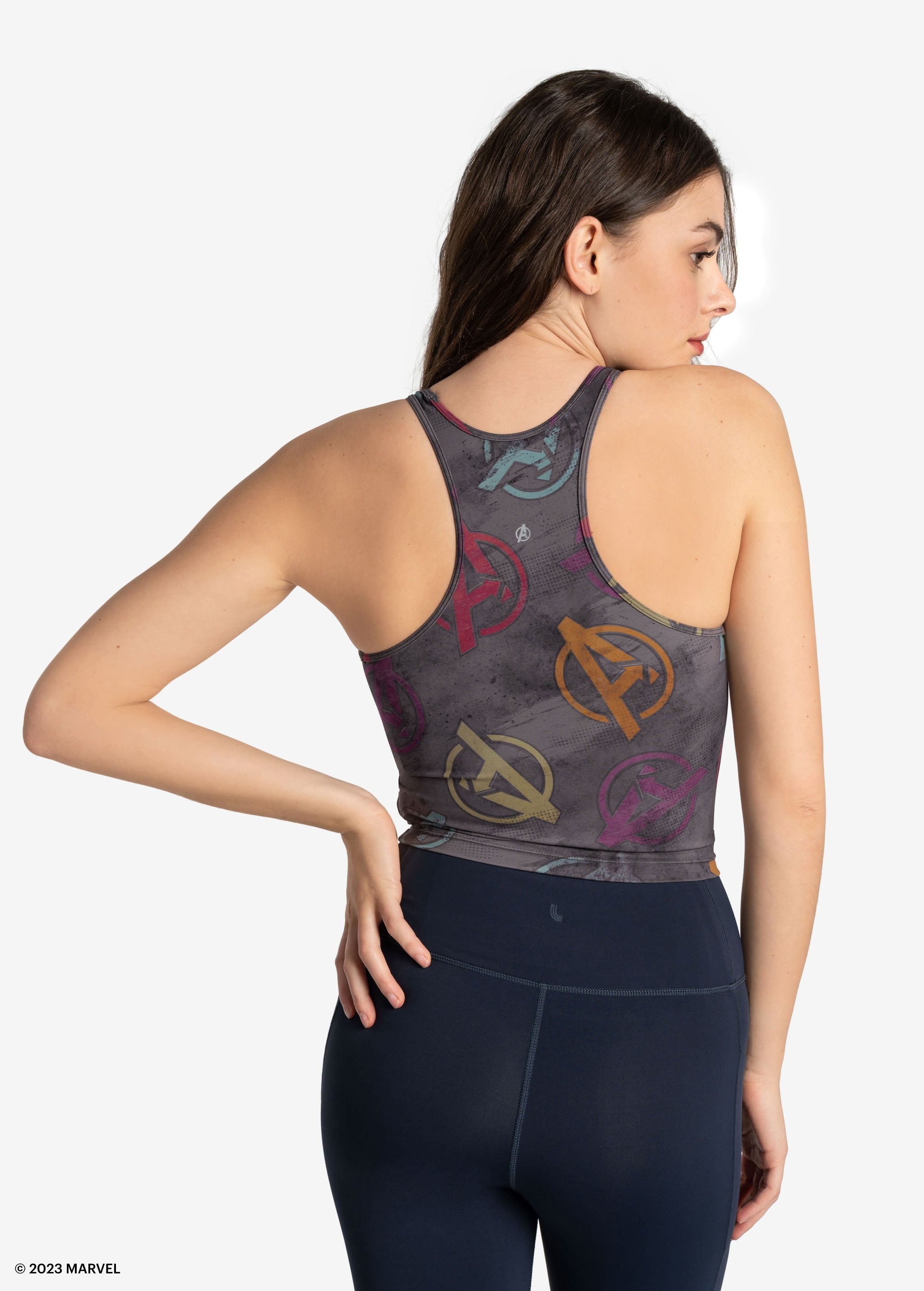 Lolë Comfort Stretch Tank Top in grey