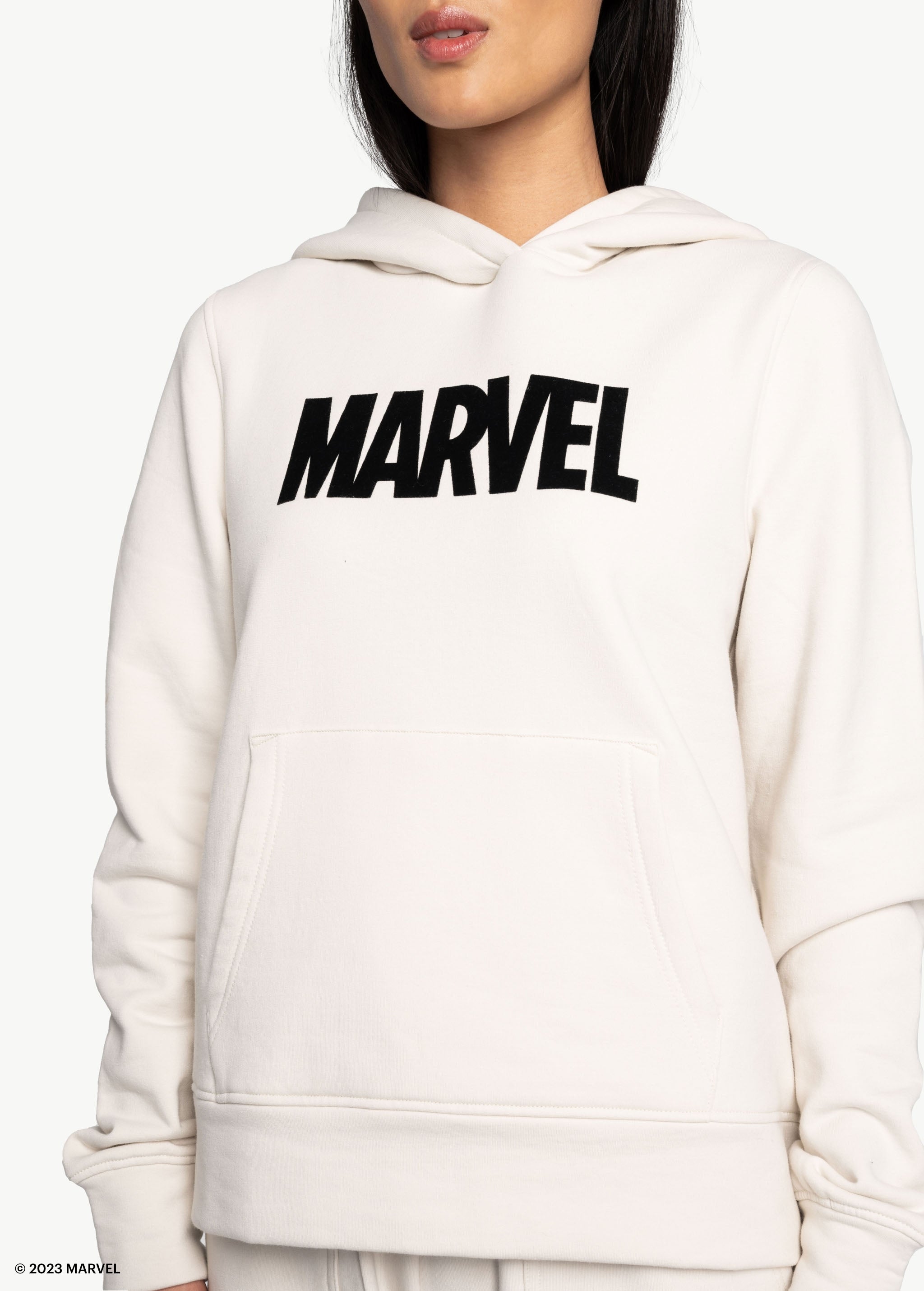 Lolë Easy Fleece Hoodie in cream