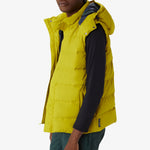 Lolë Odin Down Vest in Fern chartreuse