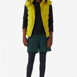Lolë Odin Down Vest in Fern chartreuse