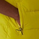Lolë Odin Down Vest in Fern chartreuse