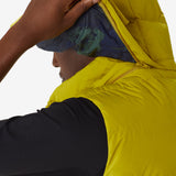 Lolë Odin Down Vest in Fern chartreuse