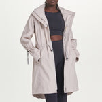 Lolë Piper Rain Jacket in Abalone pale greige