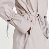 Lolë Piper Rain Jacket in Abalone pale greige