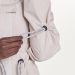 Lolë Piper Rain Jacket in Abalone pale greige