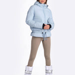 Lolë Kylee Synth Down Jacket in blue — complete with an inner pocket, in a relaxed silhouette