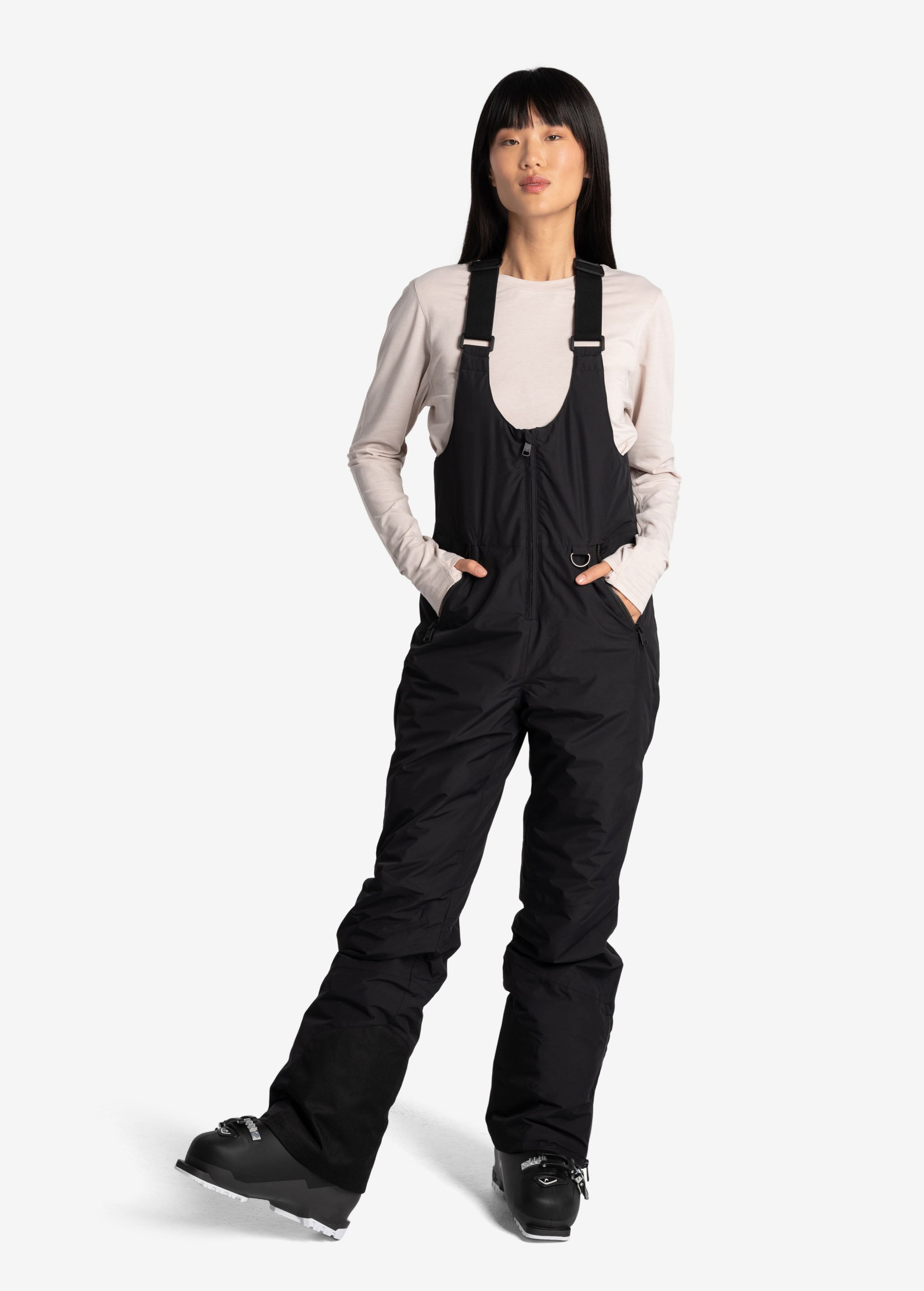 Lolë Cypress Insulated Snow Bib Pants in black