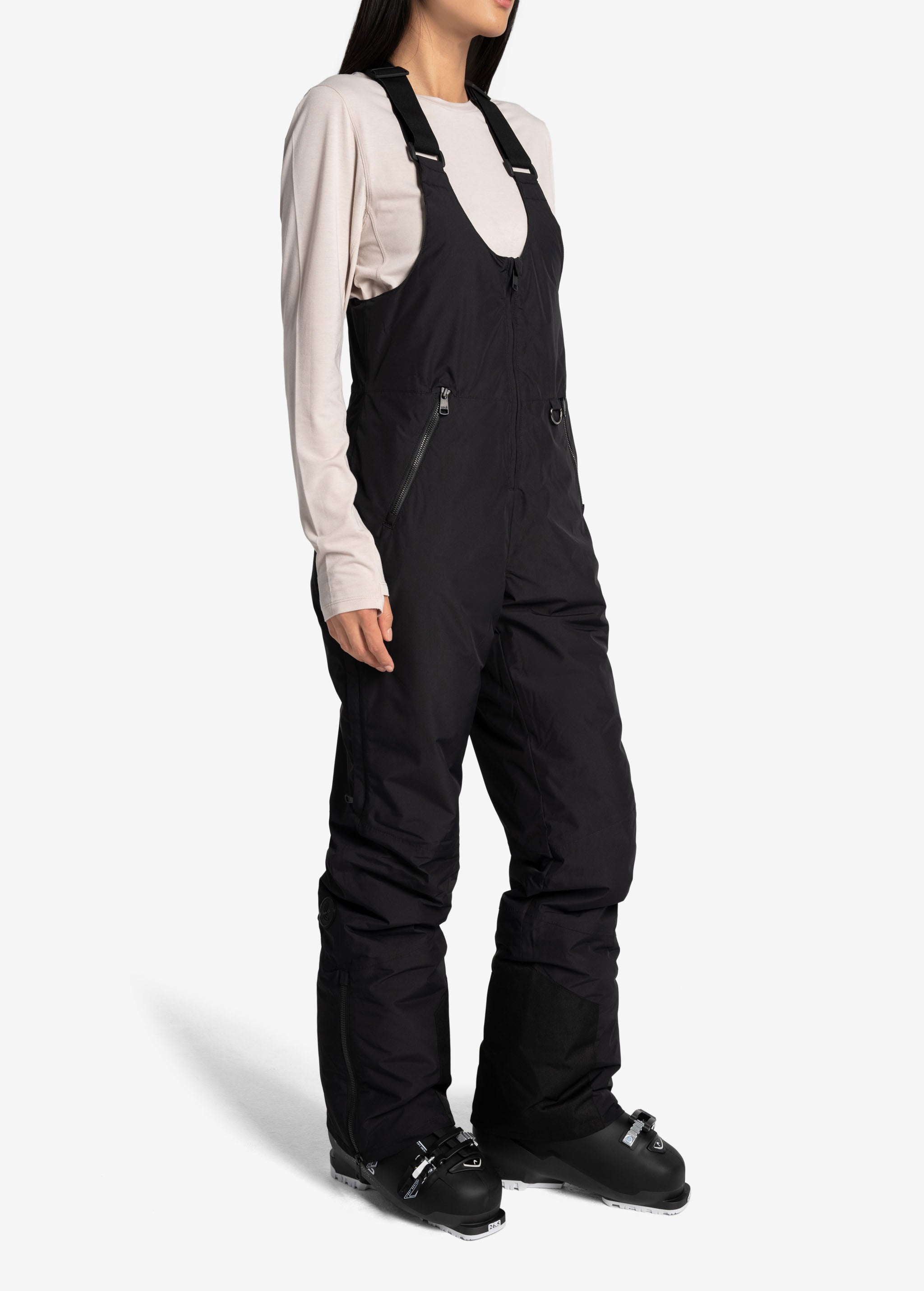 Lolë Cypress Insulated Snow Bib Pants in black