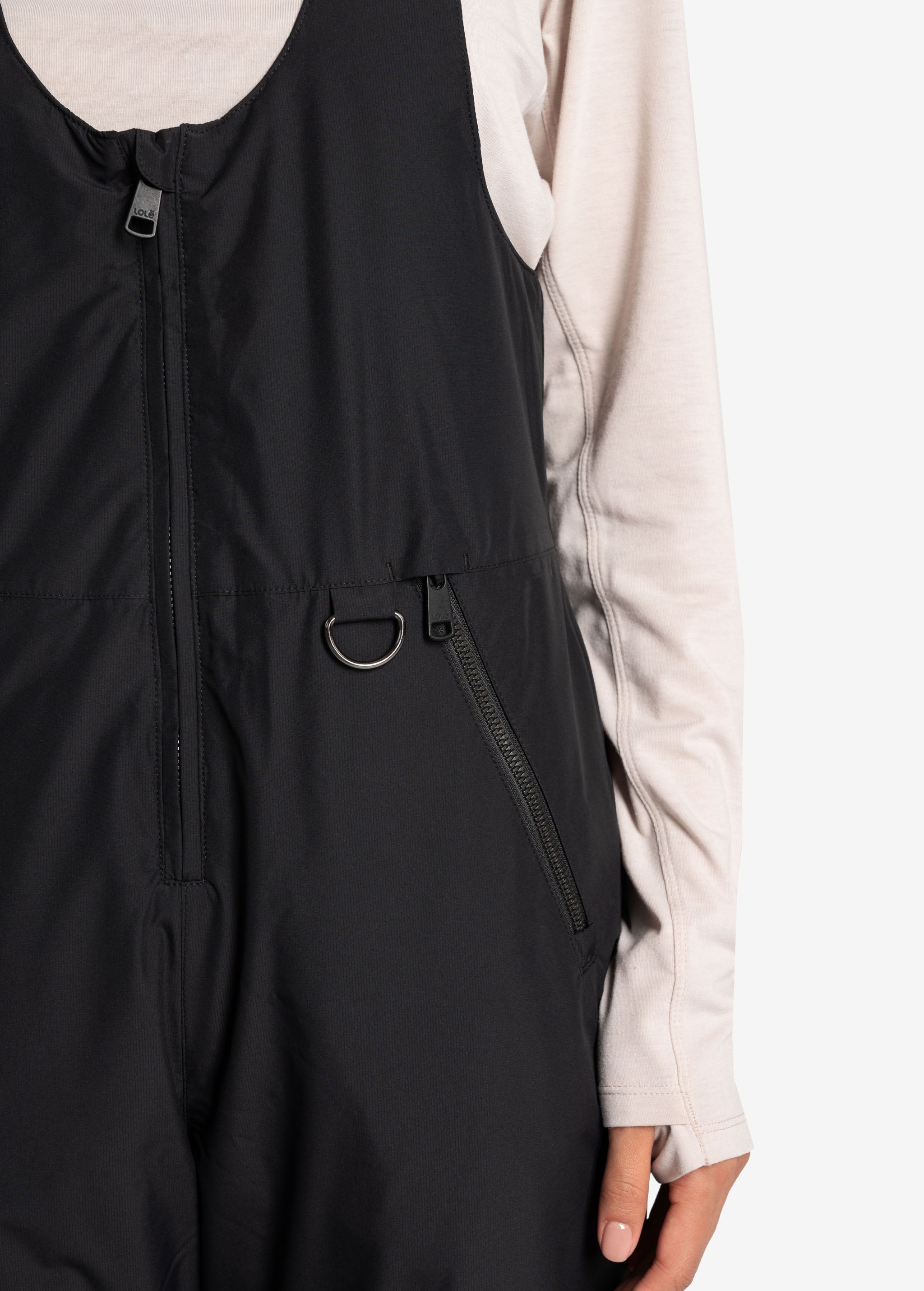 Lolë Cypress Insulated Snow Bib Pants in black